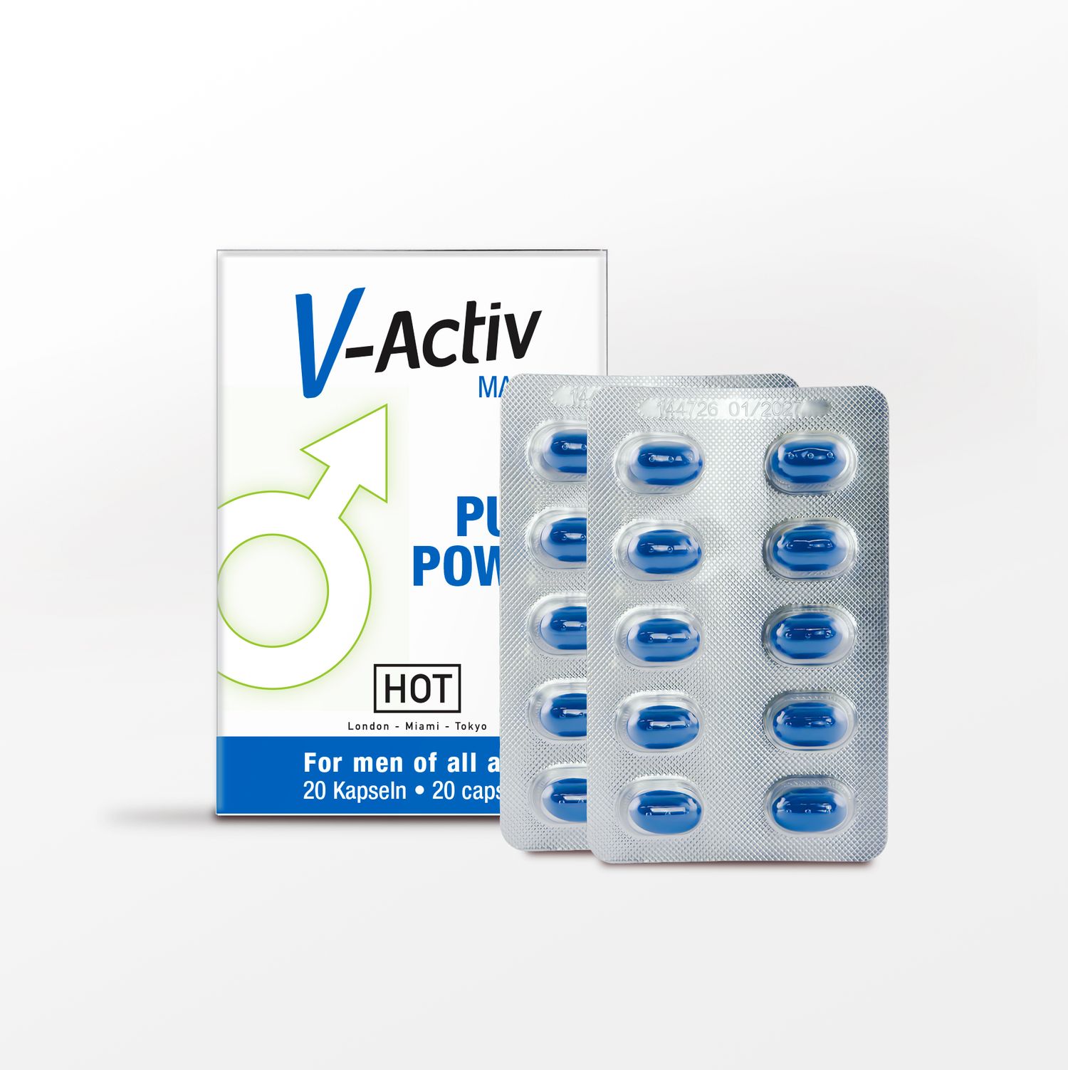 V Activ - Pure Power for men - 20 Kapseln 