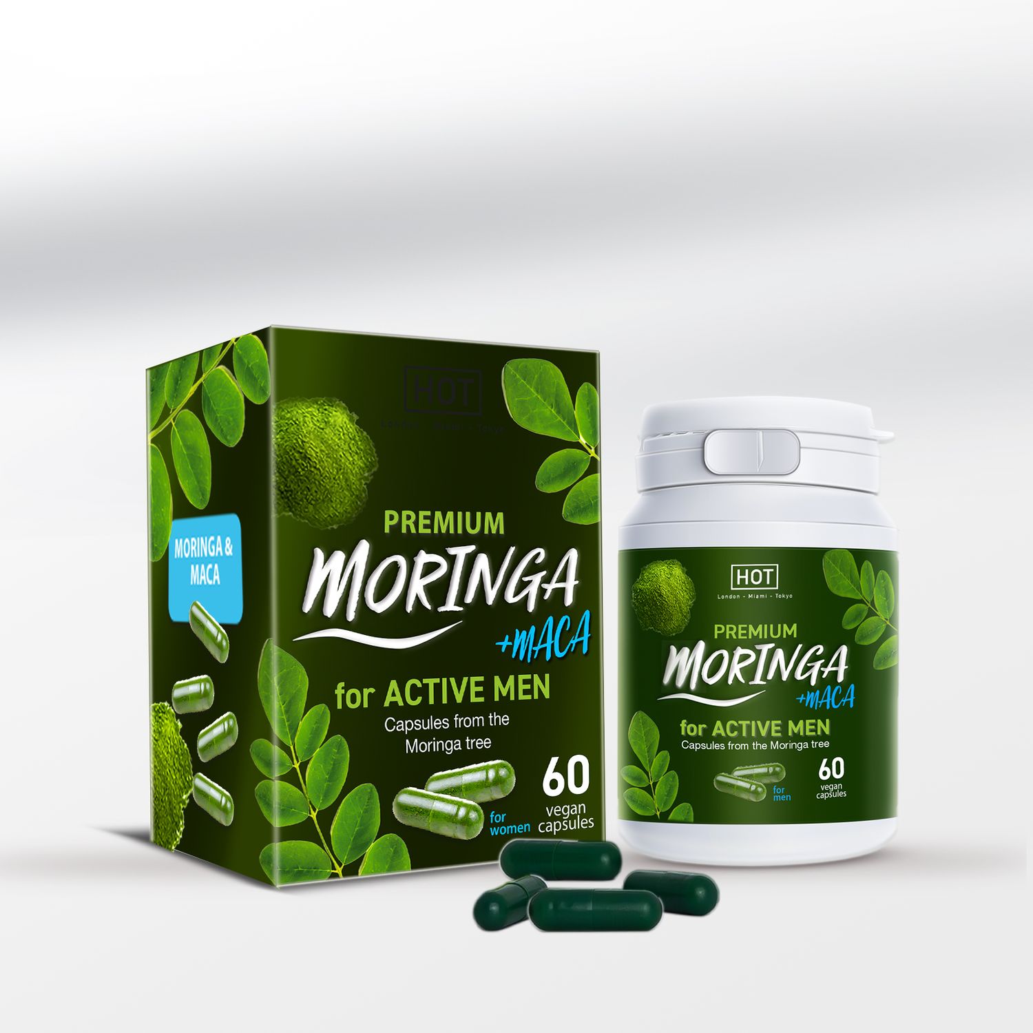 Premium Moringa - Active Men - 60 Kapseln