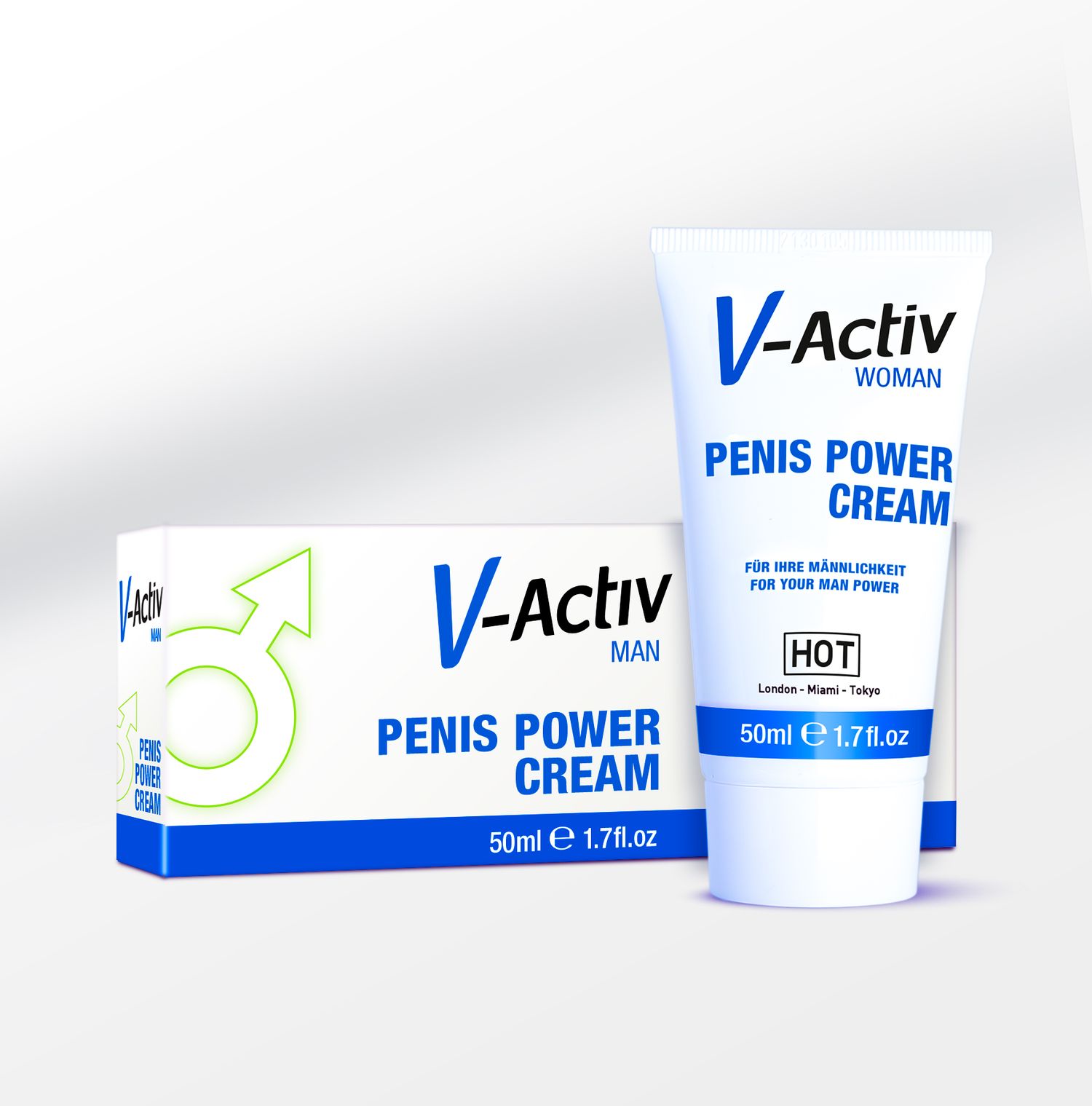 V Activ - Penis Power Cream for men - 1.7fl.oz